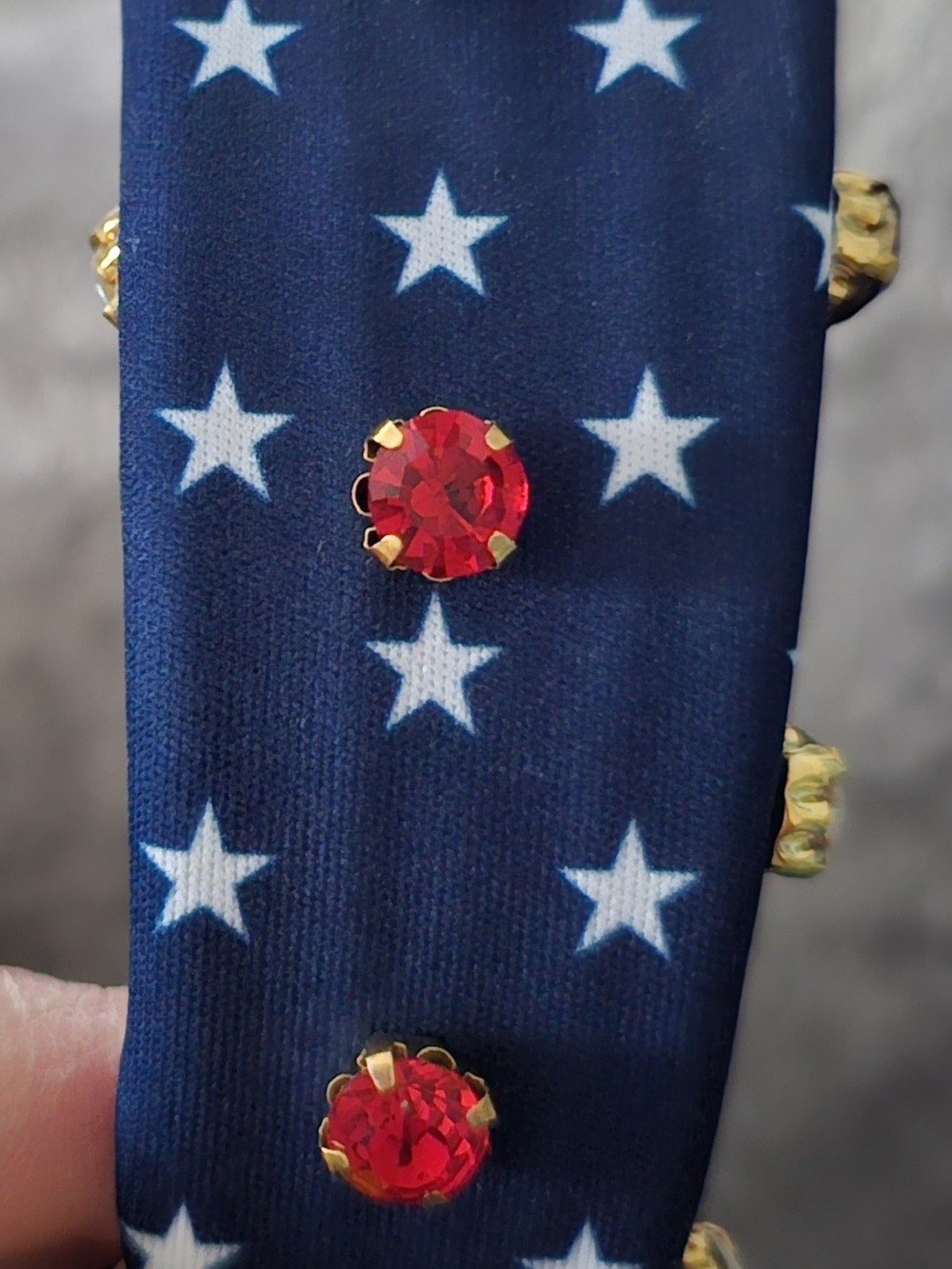 Patriotic Star & Stripe Jeweled Headband - Picture 4 of 6